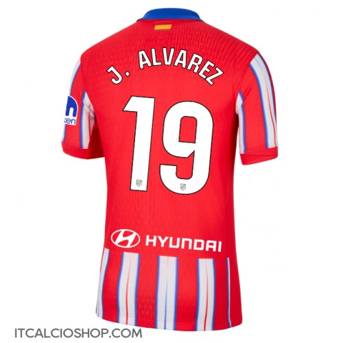 Atletico Madrid Julian Alvarez #19 Prima Maglia 2024-25 Manica Corta